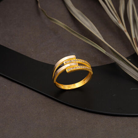 Ajda Kaburgalı Altın Yüzük 14 Ayar