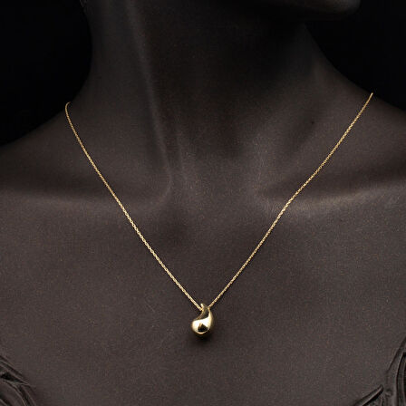Bottega 14 Ayar Altın Kolye