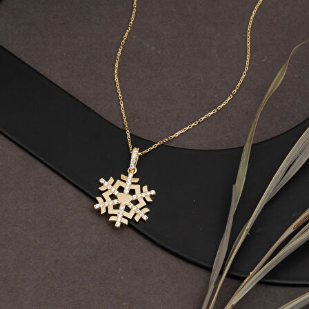 Kalpli 14 Ayar Altın Kartanesi Kolye