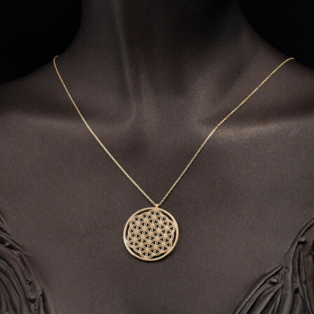 Kazaziye 14 Ayar Altın Kolye