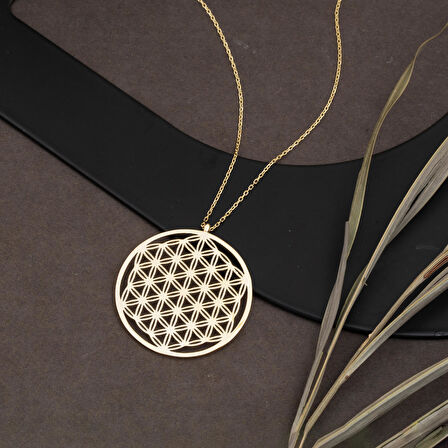 Kazaziye 14 Ayar Altın Kolye