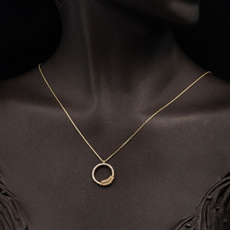 Başak 14 Ayar Altın Kolye