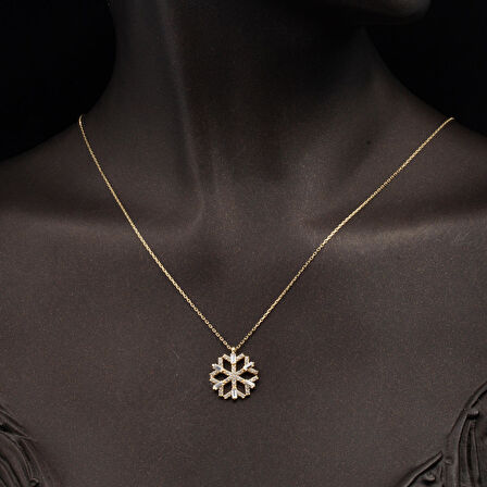 14 Ayar Kartanesi Altın Kolye