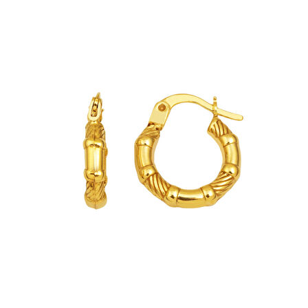 Altın Halka Küpe 1,5 cm.