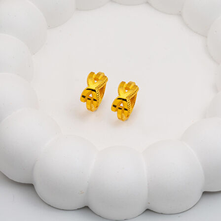 Ajda Altın Küpe 14 Ayar