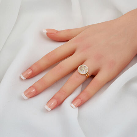 Bagetli 14 Ayar Altın Yüzük