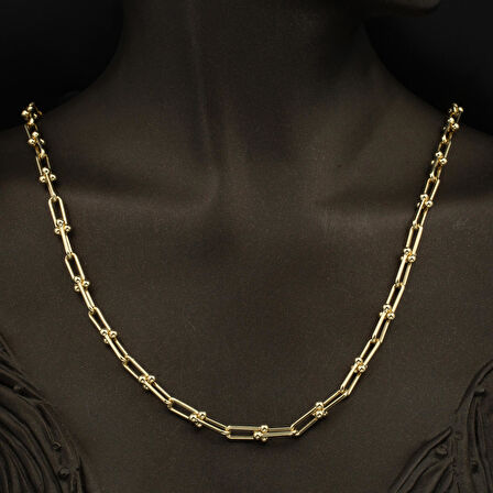 Tiffany 14 Ayar Altın Zincir Kolye