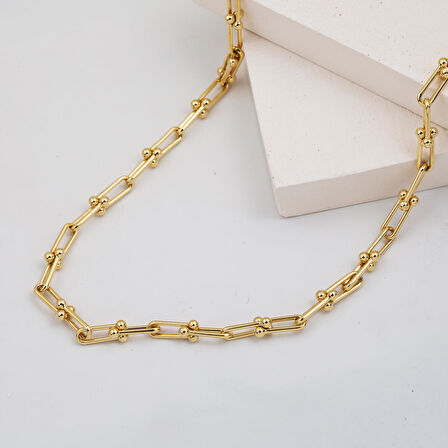 Tiffany 14 Ayar Altın Zincir Kolye