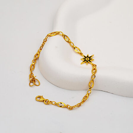 Kuzey Yıldızı 22 Ayar Altın Bileklik