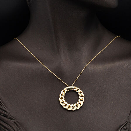 Gurmet 14 Ayar Altın Üçlü Takı Seti