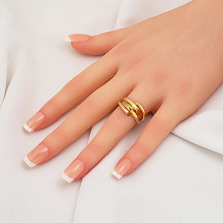 Kaburga Tasarım 14 Ayar Altın Takı Seti