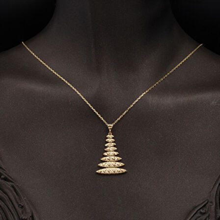 Yaşam Piramidi 14 Ayar Altın Üçlü Set