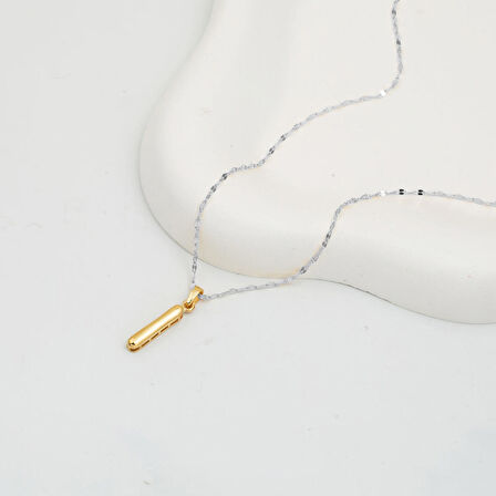 Balon I Harfi 14 Ayar Altın Kolye Ucu