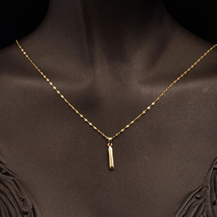 Balon I Harfi 14 Ayar Altın Kolye