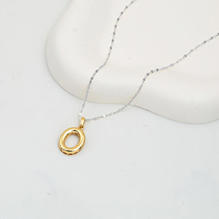 14 Ayar Altın Balon O Harf Kolye Ucu