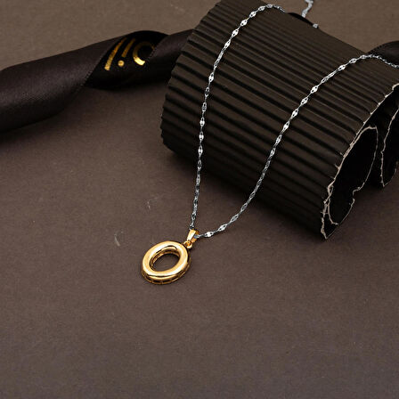 14 Ayar Altın Balon O Harf Kolye Ucu