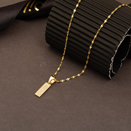 I Harf Kolye 14 Ayar Altın