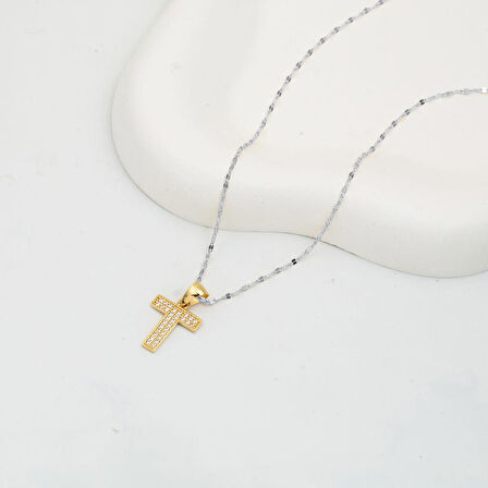 T Harfi 14 Ayar Altın Kolye Ucu