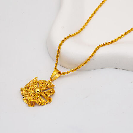 Dorikalı Telkari 14 Ayar Altın Kolye