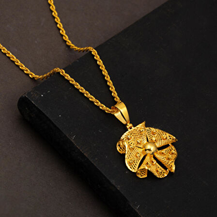 Dorikalı Telkari 14 Ayar Altın Kolye