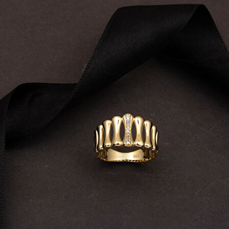 Mercan Altın Yüzük 14 Ayar