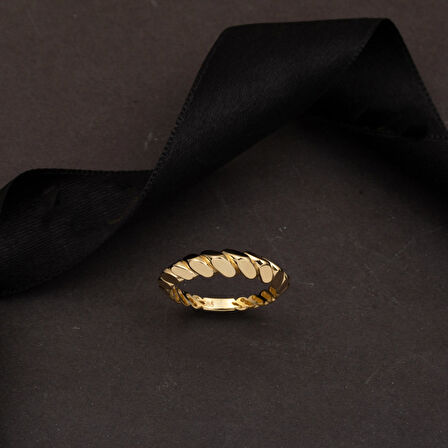 İtalyan Burma 14 Ayar Altın Yüzük