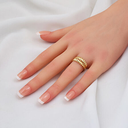 Başak Altın Yüzük 14 Ayar