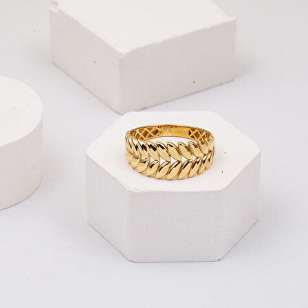 Başak Altın Yüzük 14 Ayar