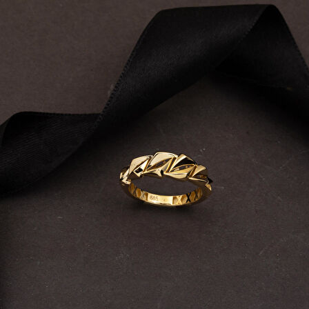 İtalyan Gurmet 14 Ayar Altın Yüzük