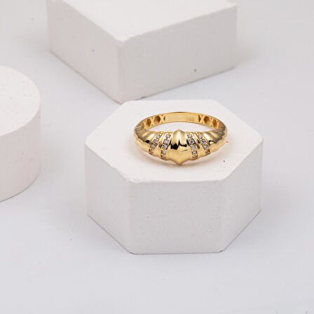 Mila 14 Ayar Altın Yüzük