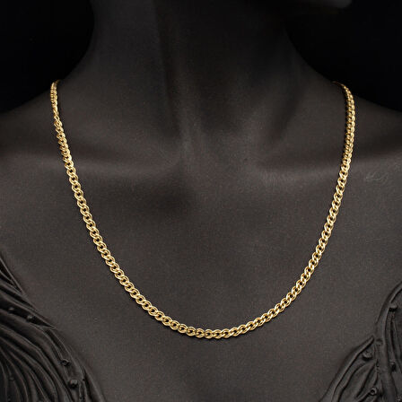 Samanyolu Altın Zincir Kolye 50 cm.