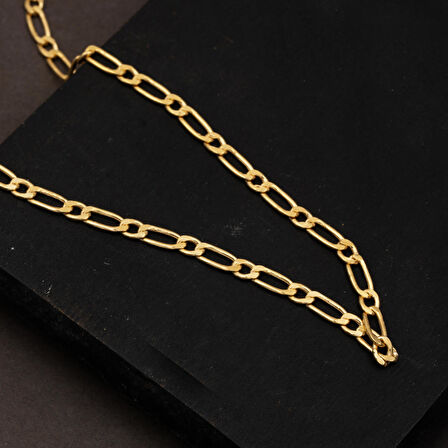 50 cm. Figaro Altın Zincir Kolye