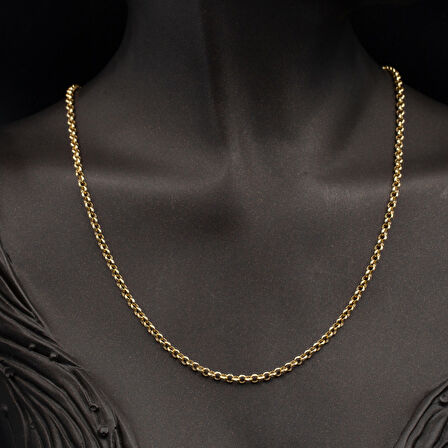 Doc Halkalı Altın Zincir 55 cm.