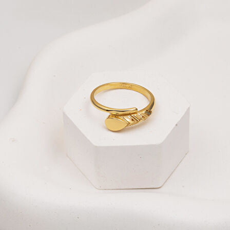 Başak 14 Ayar Altın Kadın Yüzük