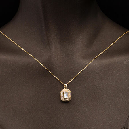 Baget Kolye 14 Ayar Altın