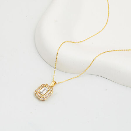 Baget Kolye 14 Ayar Altın