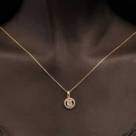 Baget Tasarım 14 Ayar Altın Kolye