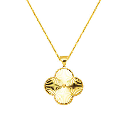 Yonca Altın Kolye 14 Ayar