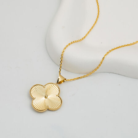 Yonca Altın Kolye 14 Ayar
