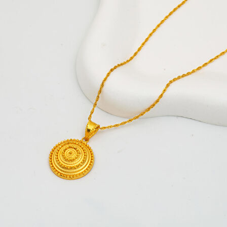 Beypazarı Zincirli Kolye 14 Ayar Altın