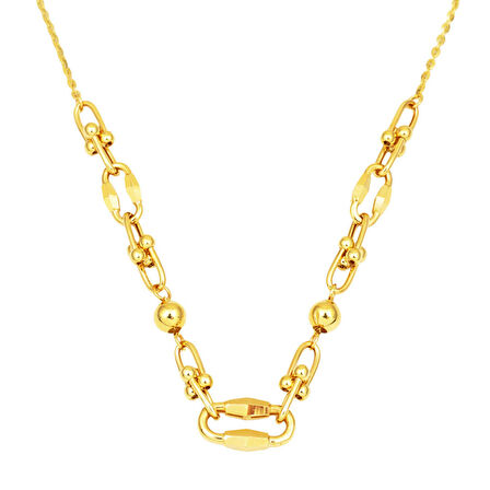 Tiffany Zincirli 14 Ayar Altın Kolye