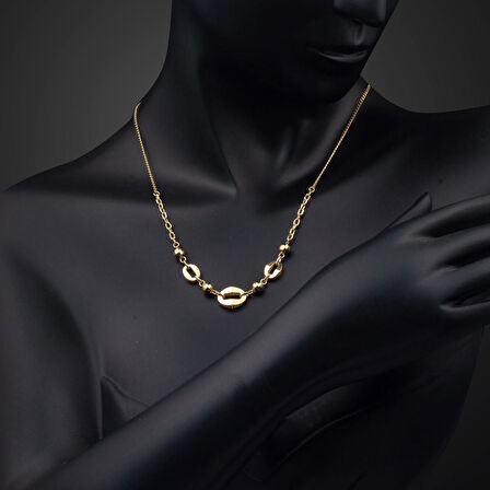 Parıltı Zinciri 14 Ayar Altın Kolye