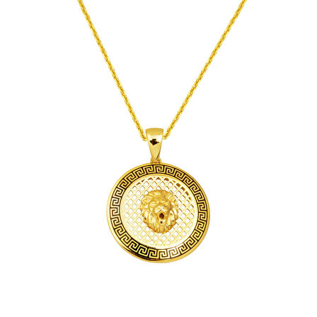 Aslanlı Tasarım 14 Ayar Altın Kolye