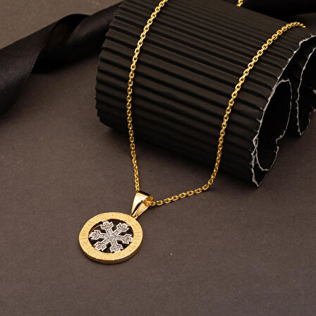 Kartaneli Burç Kolye Ucu 14 Ayar Altın