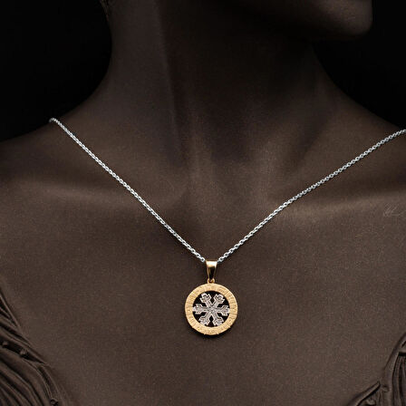 Kartaneli Burç Kolye Ucu 14 Ayar Altın