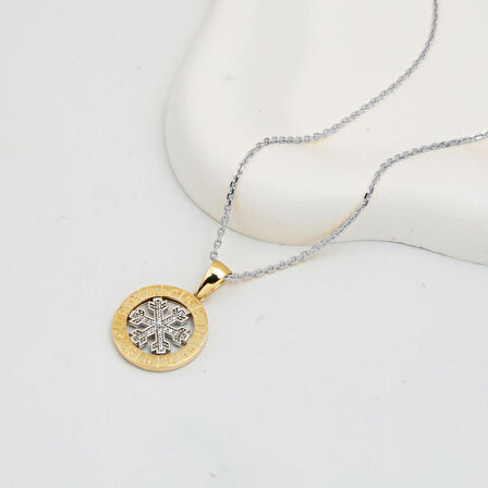 Kartaneli Burç Kolye Ucu 14 Ayar Altın