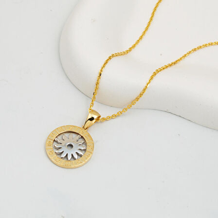 Burç Sembolü 14 Ayar Altın Kolye