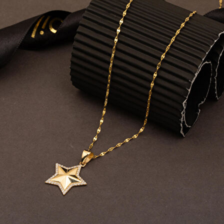 Deniz Yıldızı 14 Ayar Altın Kolye