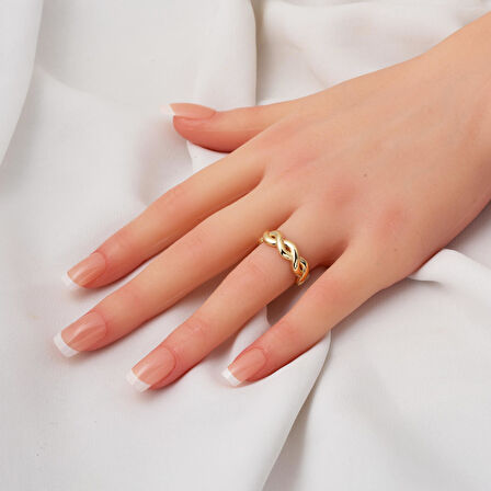 Sarmaşık Taşsız 14 Ayar Altın Yüzük