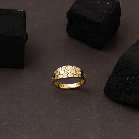 Petek 14 Ayar Altın Yüzük